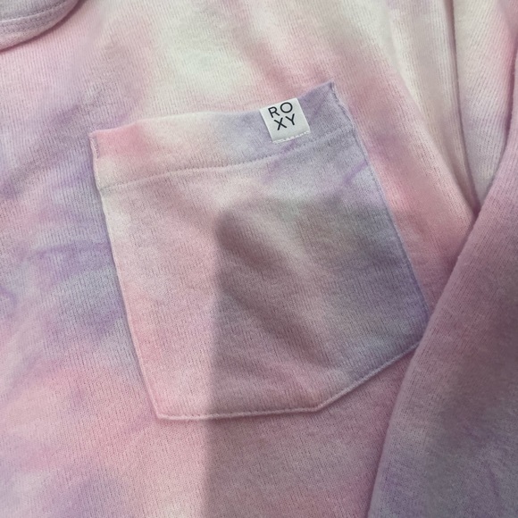 ROXY tie dye sweater knit top size XS EUC - Picture 3 of 3